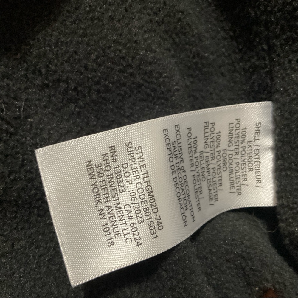 Timberland Puffer Jacket S(2) Tan Hooded Winter Full Zip Kids Toddler - Picture 7 of 7